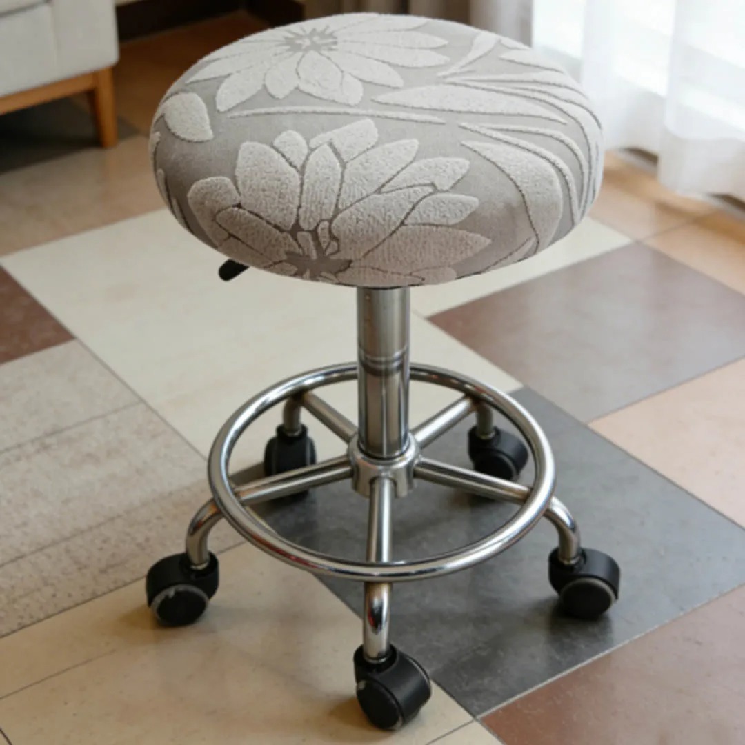 Home Bar Lounge - Barstoelhoes Camellia Jacquard Fleece hoes Zachte