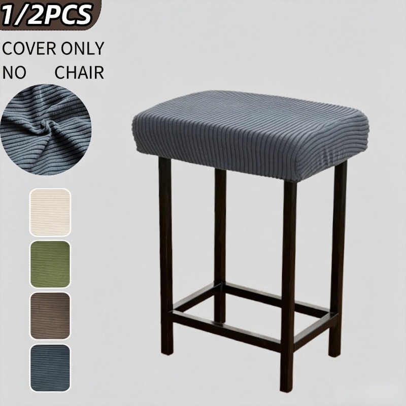Home Bar Lounge - 1/2 Stuks Barkruk Cover Elastisch Wasbaar