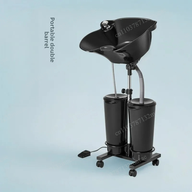 Home Barbershop - Draagbare verticale shampoo bak met waterpomp,