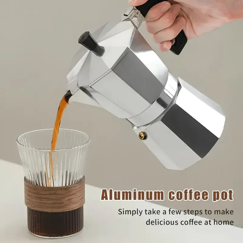 Home Barista - Klassieke aluminium moka pot 50-300ML huishoudelijke