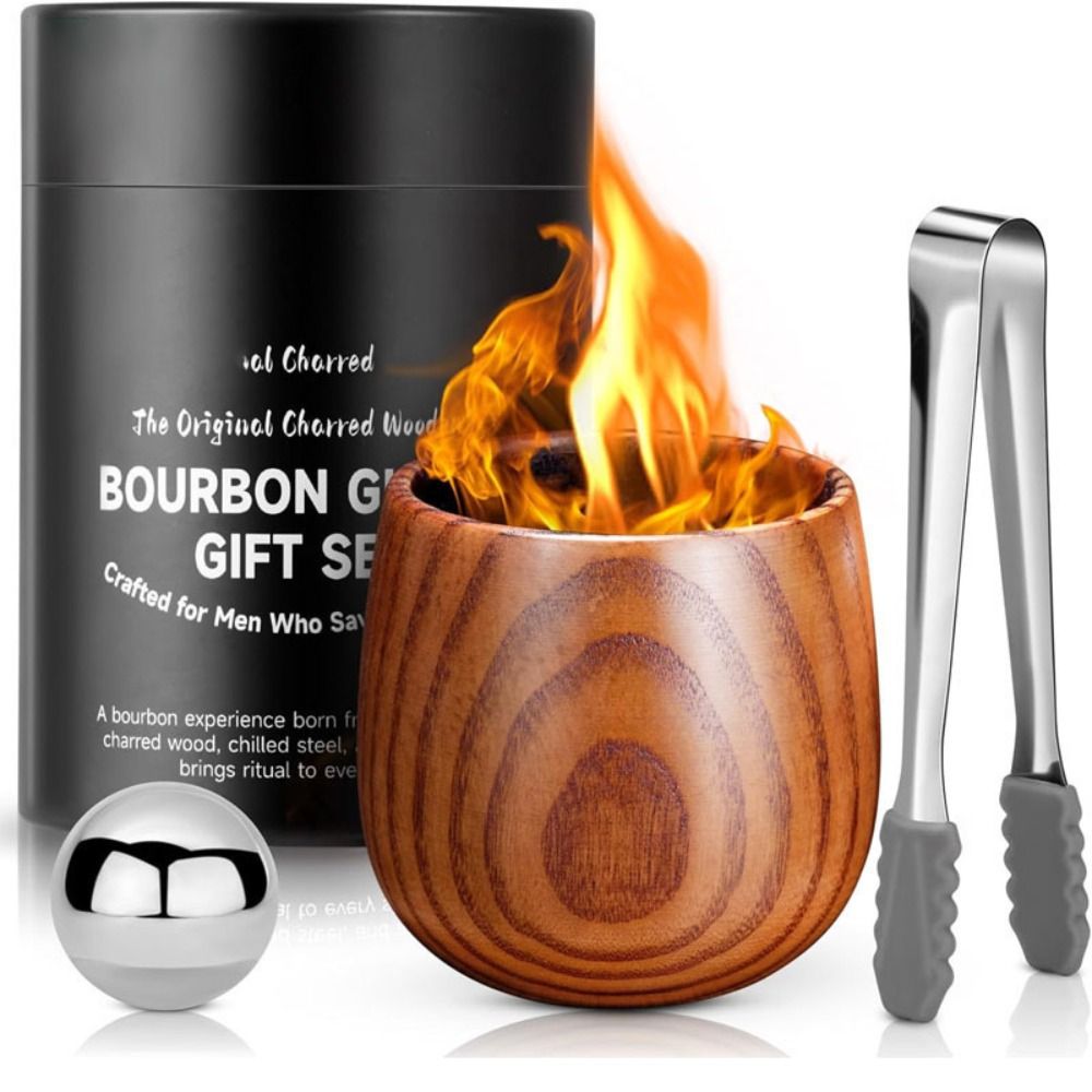 Home Bar Set - Premium handgemaakte whiskyglasset Handpolijsten Herbruikbaar Bourbonglas