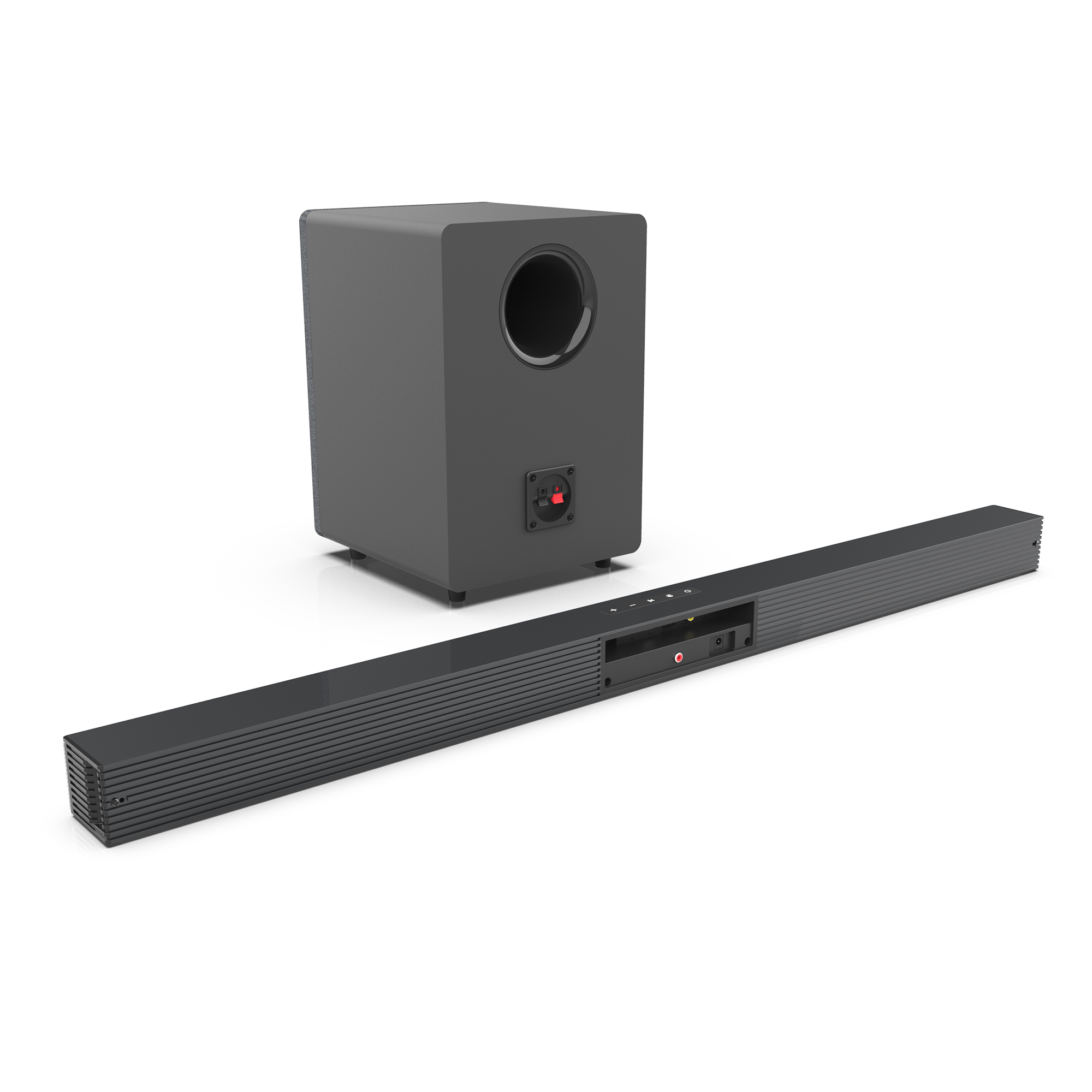 84W TV-soundbar met subwooferb - Home Bar And Theater recensie en prijs