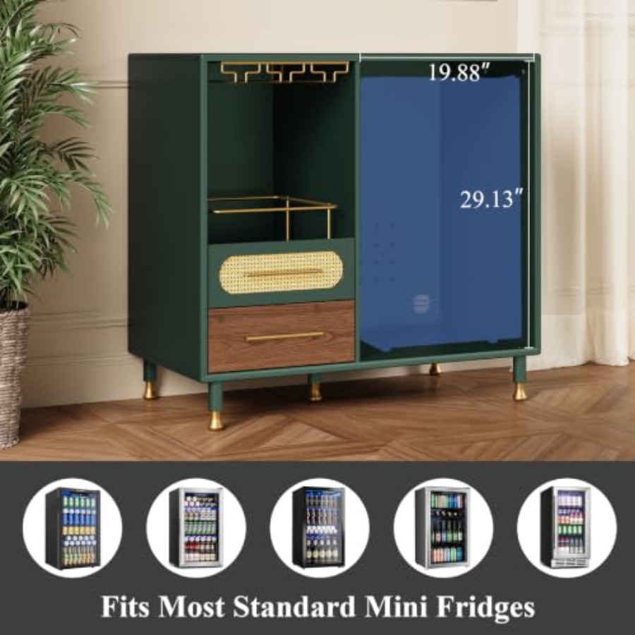 Bar kast met ruimte voor een m - Home Bar And Fridge recensie en prijs