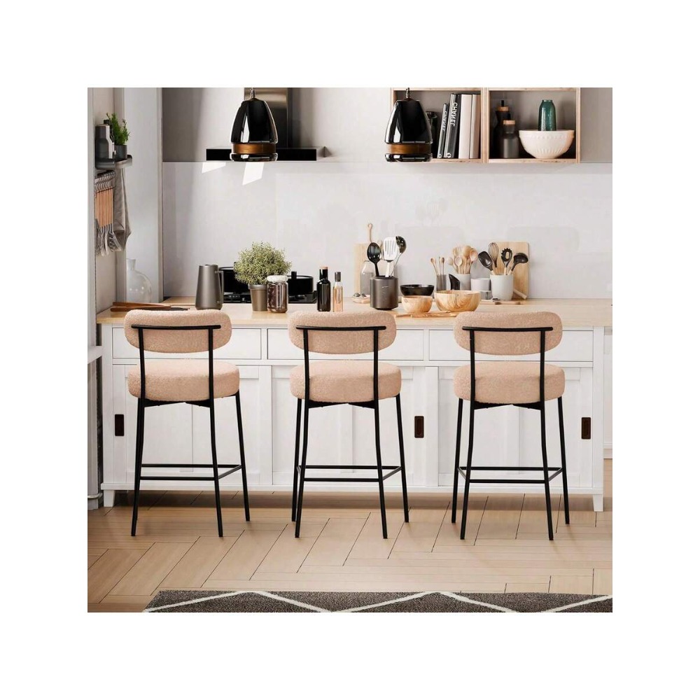 Beige barkrukken set van 2, 27 - Home Bar Set recensie en prijs