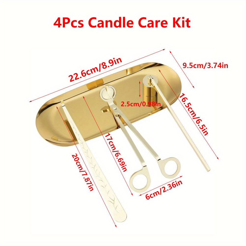 4 stks/set Luxe Kaars Care Kit - Home Barbershop recensie en prijs