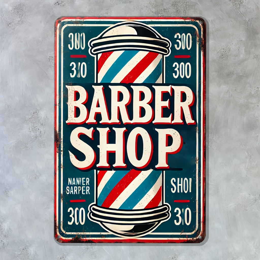 Kapperszaak bord metalen wandd - Home Barbershop recensie en prijs