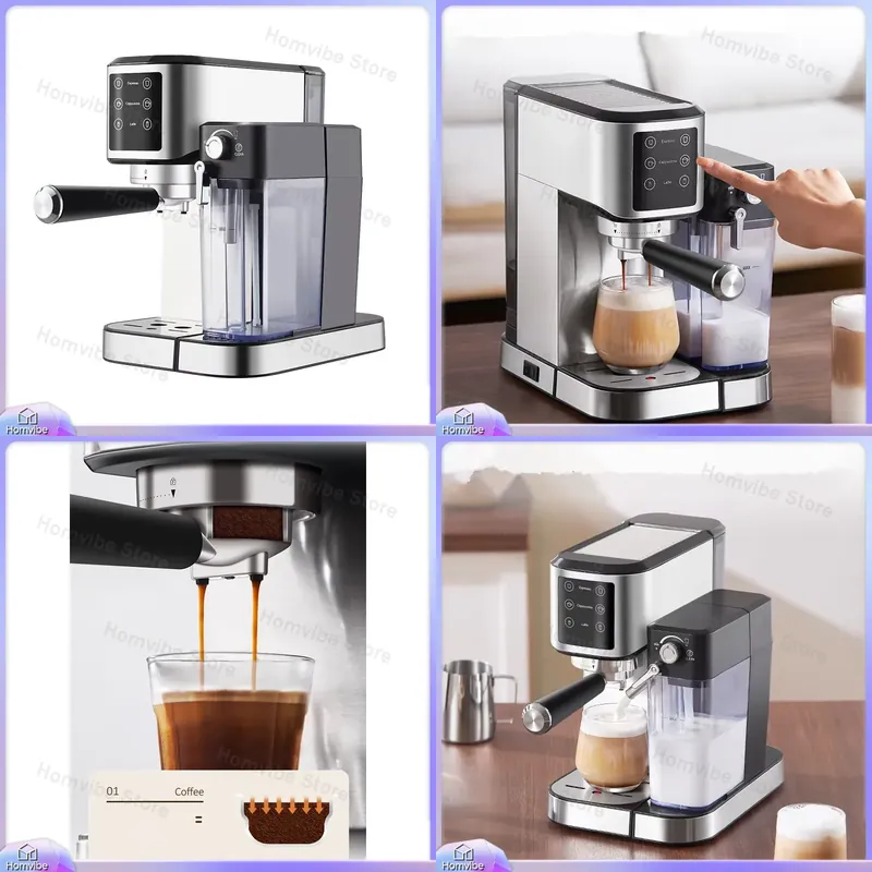 RVS Espressoapparaat 20 Bar, d - Home Bar And Coffee recensie en prijs
