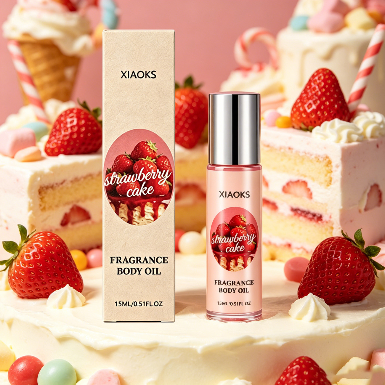 1 fles Strawberry Cake Sweet R - Home Bar Accessories recensie en prijs