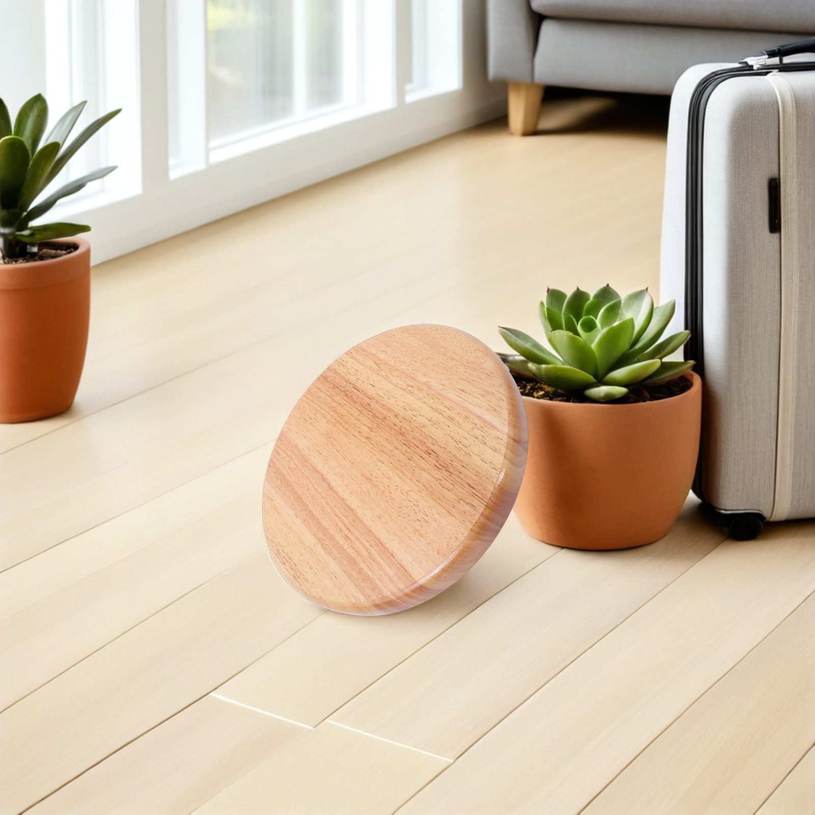 Houten Ronde Kruk Zitting Verv - Home Bar Stools recensie en prijs