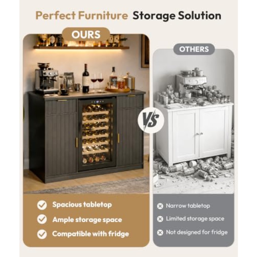 53 Koffiebar Kast met Mini-Koe - Home Bar And Fridge recensie en prijs
