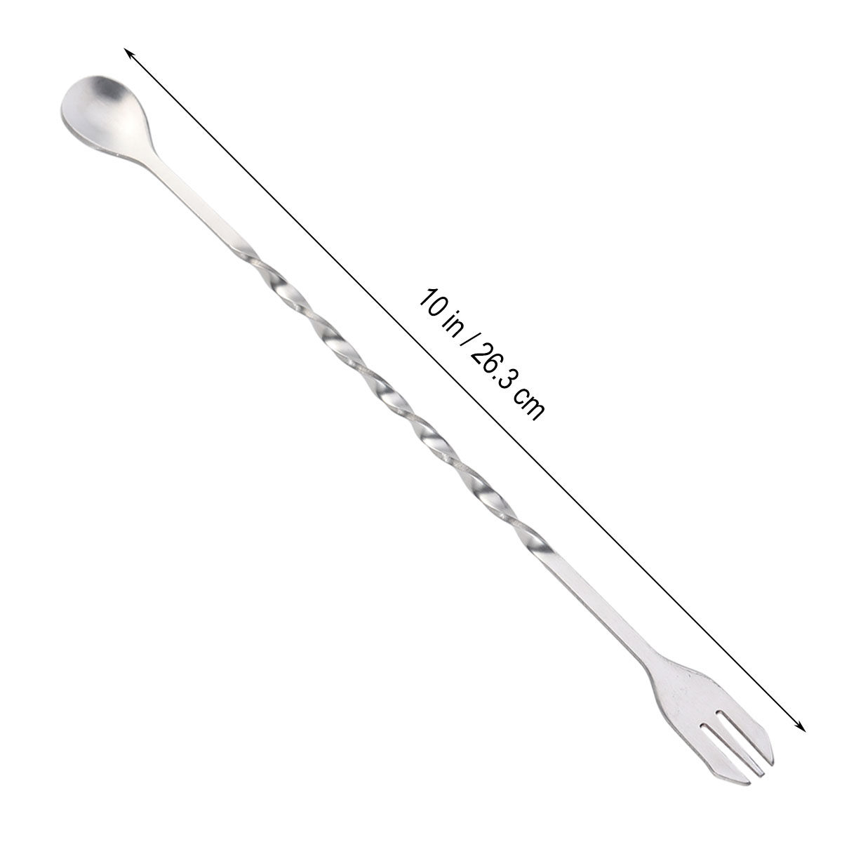 26 cm 304 roestvrijstalen cock - Bar Spoon Twisted recensie en prijs