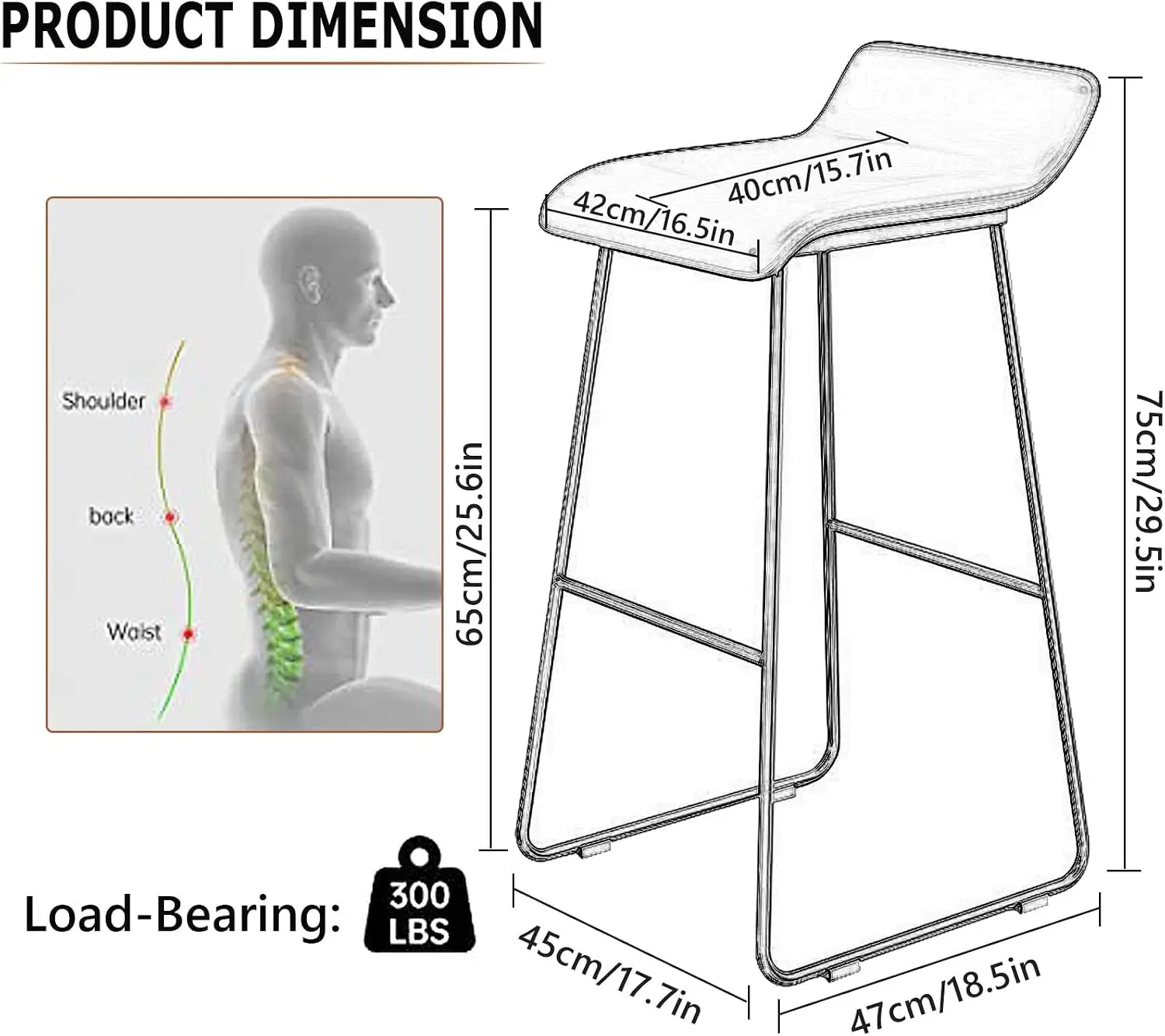 Barstoelen Industrieel PU Lede - Home Bar Stools recensie en prijs