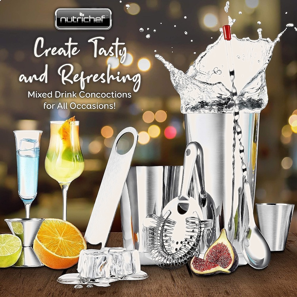 15-delige cocktailshakerset va - Cocktail Recipe Book recensie en prijs