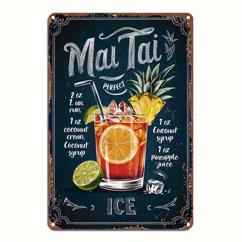 1 stuk Vintage Mai Tai Recept  - Home Bar Lounge recensie en prijs