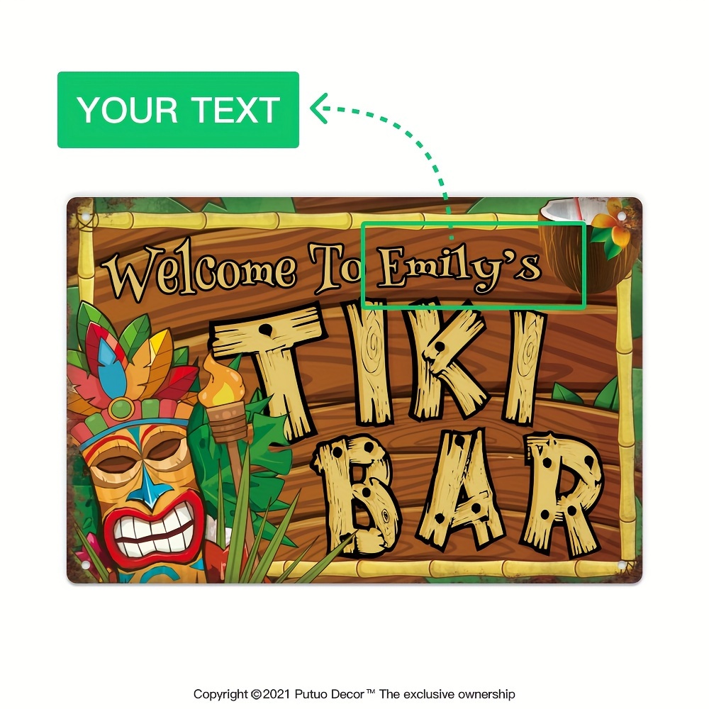 Aangepaste decoratieve Tiki Ba - Home Bar Accessories recensie en prijs