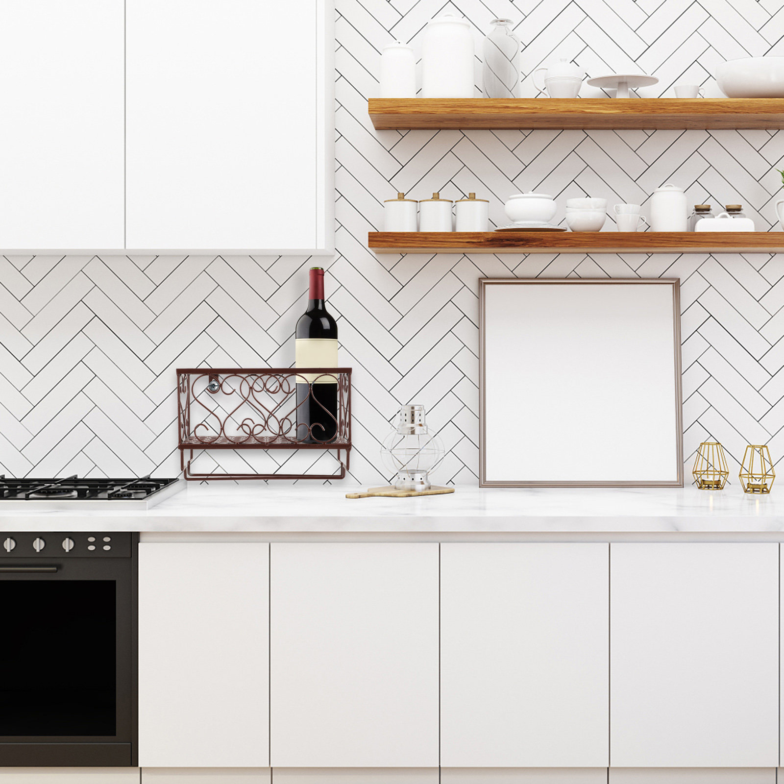 Ruimtebesparend wandgemonteerd - Home Bar Shelf recensie en prijs