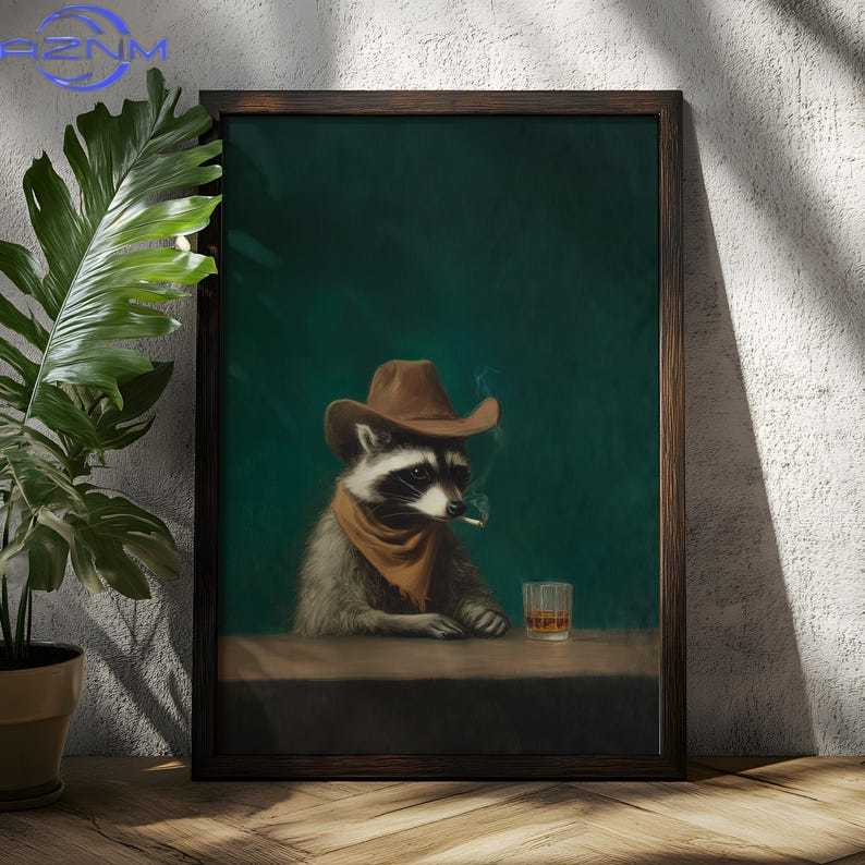 AZNM Vintage Grappige Rokende  - Home Bar Lounge recensie en prijs